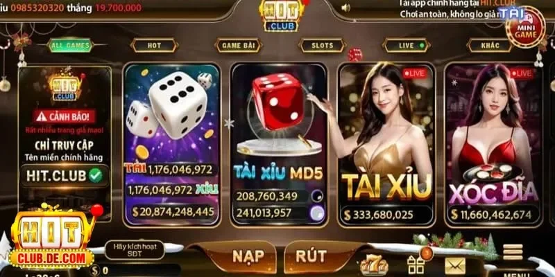 Giới thiệu Hitclub và những điểm nổi bật thu hút người chơi